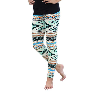 Printed Stretch Leggings Ladies - Victoria Sophia