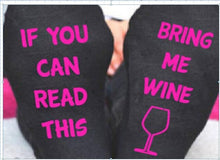 Casual Women's  Socks  "If You Can Read This Bring Me A..." - Victoria Sophia