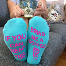 Casual Women's  Socks  "If You Can Read This Bring Me A..." - Victoria Sophia